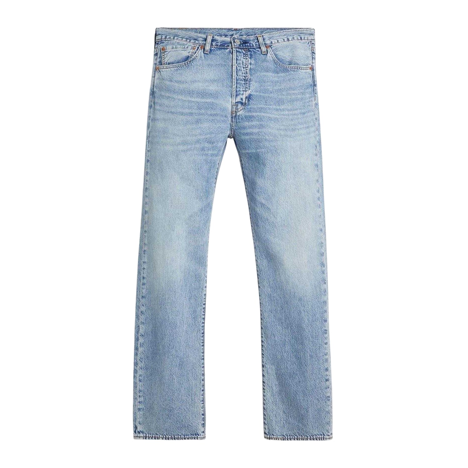 Blue - Front - Levis Mens 501 Original Low On Sleep Cotton Denim Straight Leg Jeans