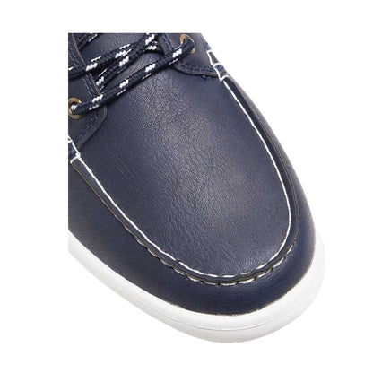 Navy - Lifestyle - Lambretta Mens Vulkan Boat Shoes