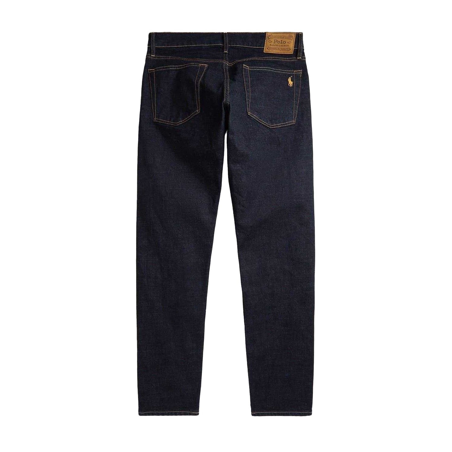 Blue - Back - Ralph Lauren Mens Polo Stretch-Cotton Denim Straight Jeans
