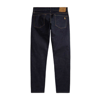 Blue - Back - Ralph Lauren Mens Polo Stretch-Cotton Denim Straight Jeans