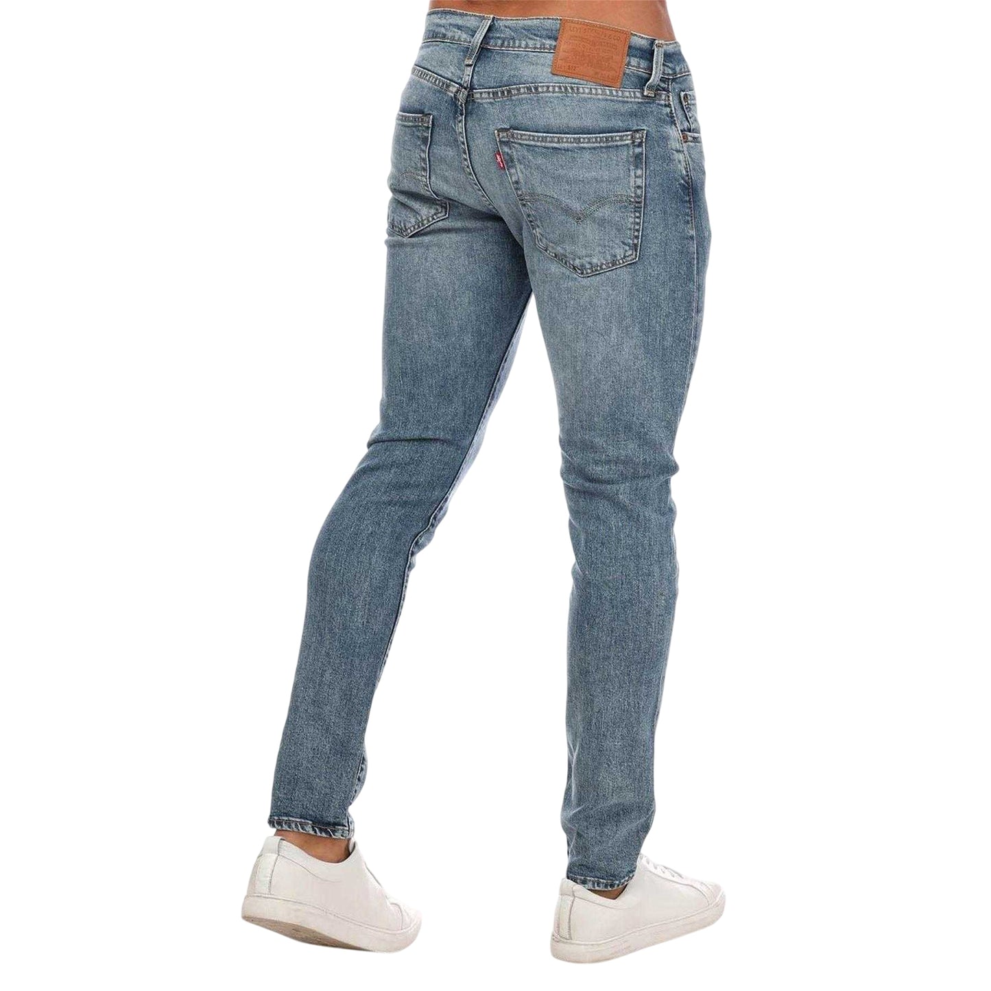 Blue - Back - Levis Mens 512 Denim Slim Jeans