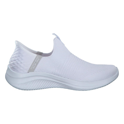 White - Side - Skechers Unisex Adult Ultra Flex 3.0 - Cozy Streak Stretch Trainers