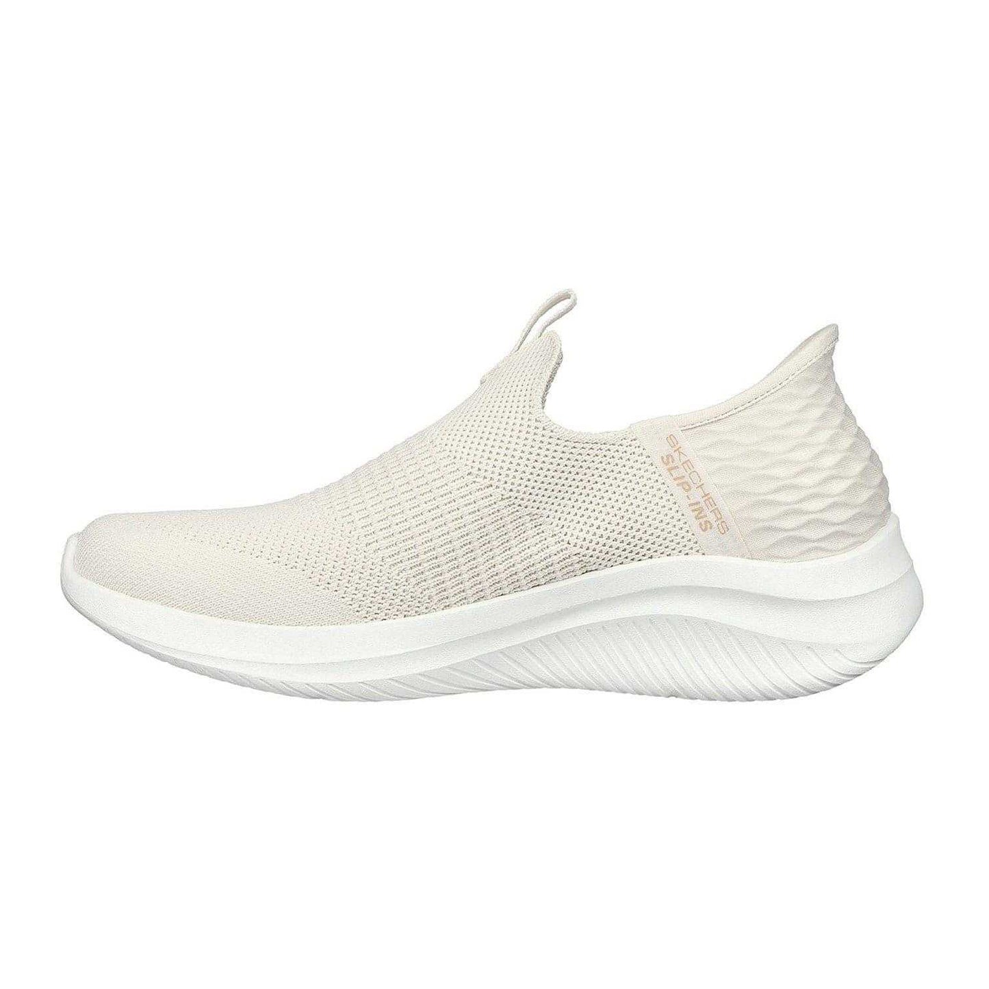 Natural - Back - Skechers Unisex Adult Ultra Flex 3.0 - Cozy Streak Stretch Trainers