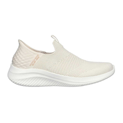 Natural - Side - Skechers Unisex Adult Ultra Flex 3.0 - Cozy Streak Stretch Trainers
