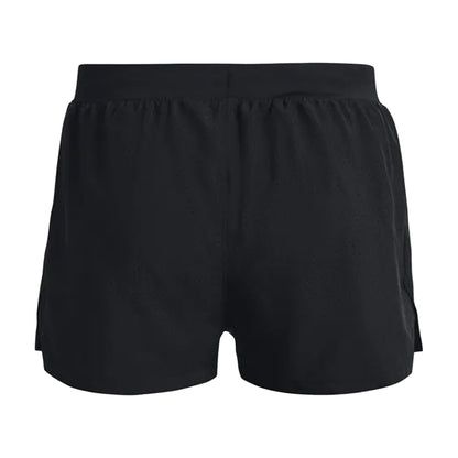 Black - Back - Under Armour Mens Launch Perforated Shorts