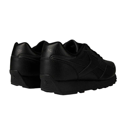 Black - Back - Reebok Womens-Ladies Royal Rewind Leather Trainers
