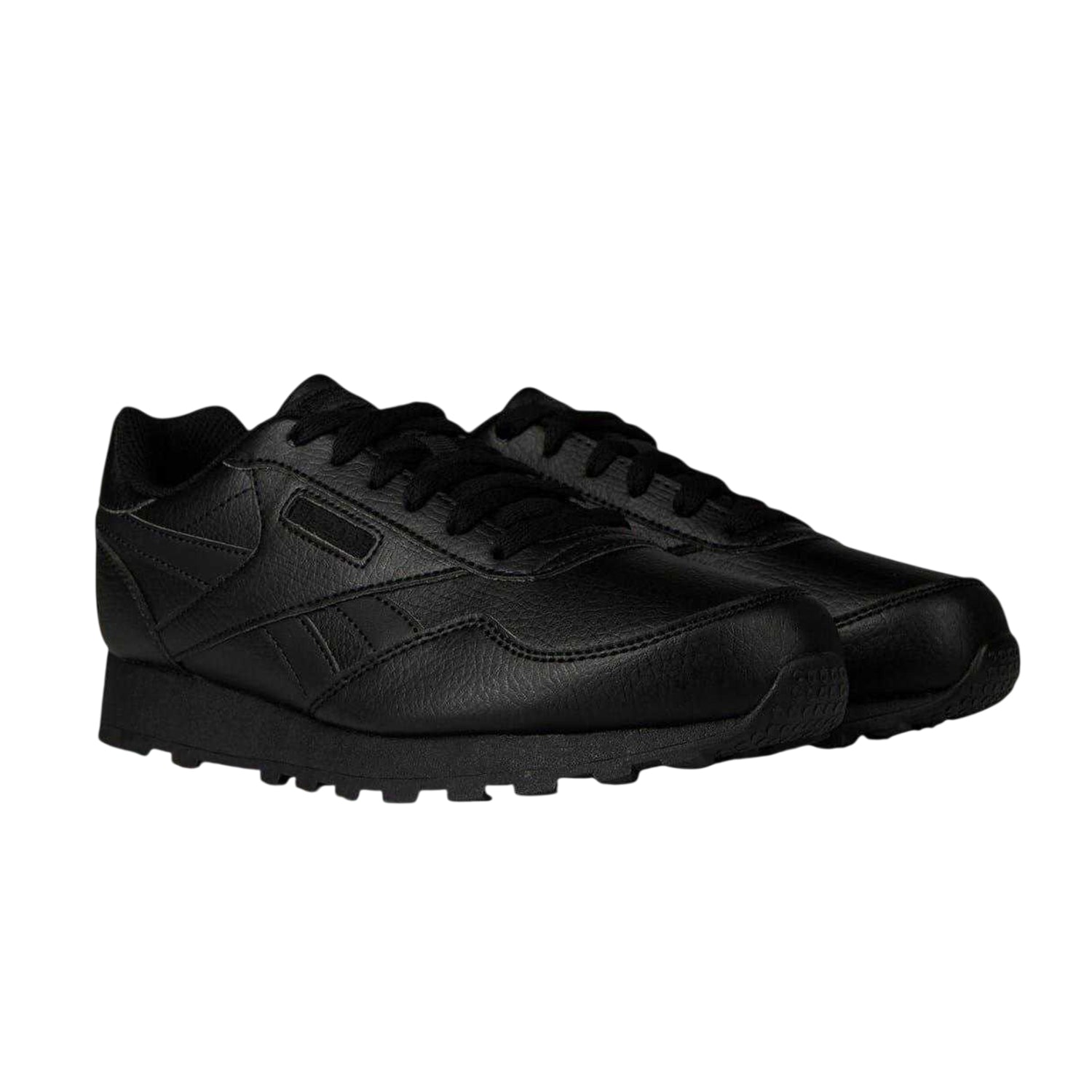 Black - Lifestyle - Reebok Womens-Ladies Royal Rewind Leather Trainers