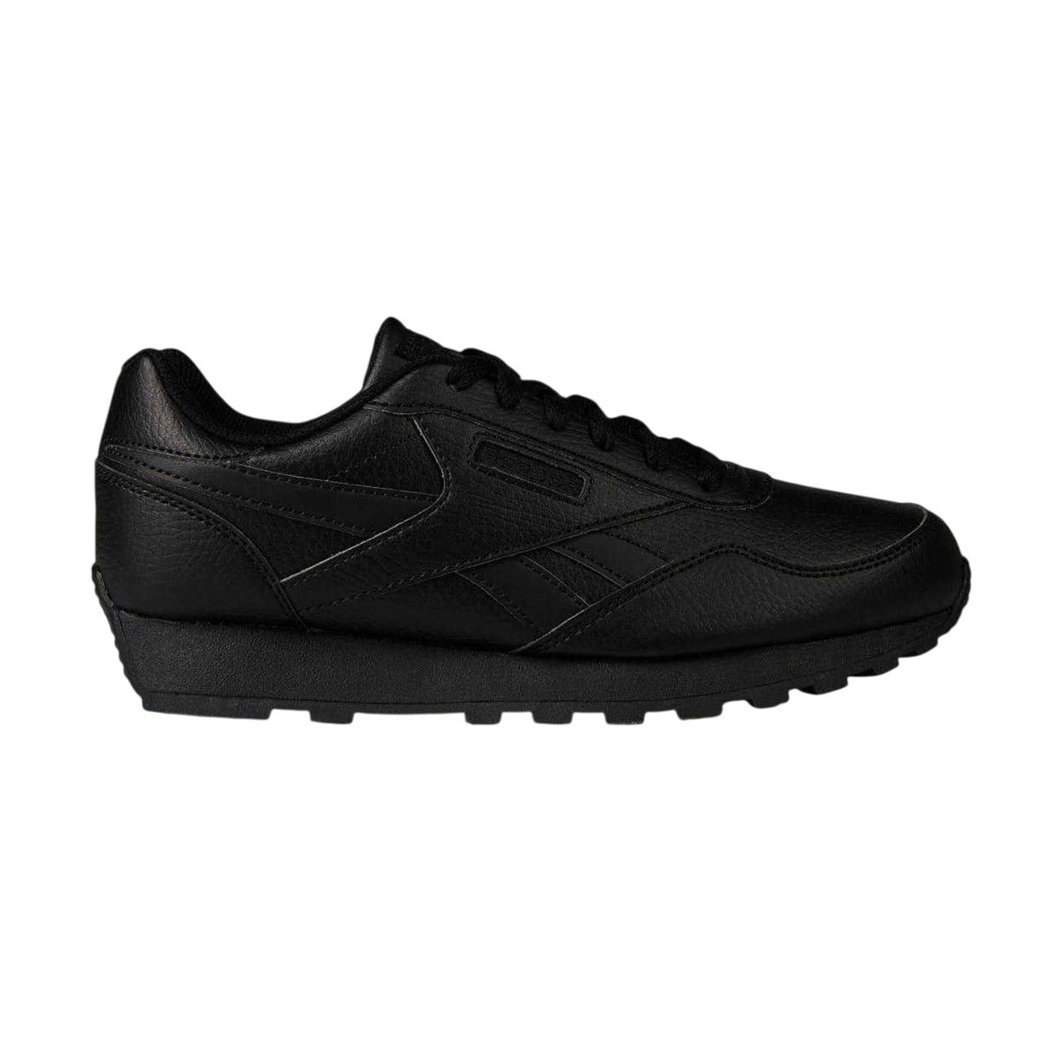 Black - Front - Reebok Womens-Ladies Royal Rewind Leather Trainers