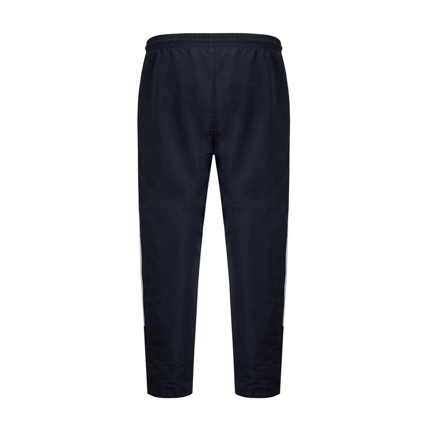 Black - Back - Lonsdale Mens Twin Stripe Tracksuit Bottoms