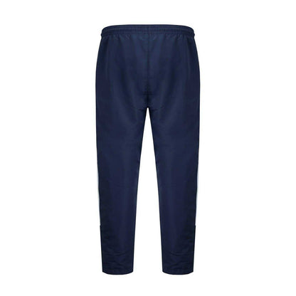 Navy - Back - Lonsdale Mens Twin Stripe Tracksuit Bottoms
