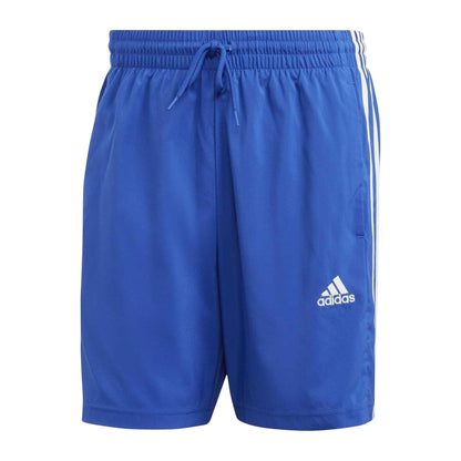 Bright Royal-White - Front - Adidas Mens 3 Stripes Shorts