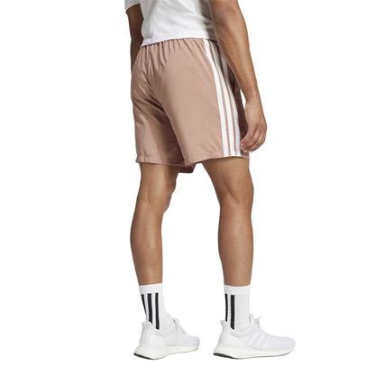Warm Clay - Back - Adidas Mens 3 Stripes Shorts