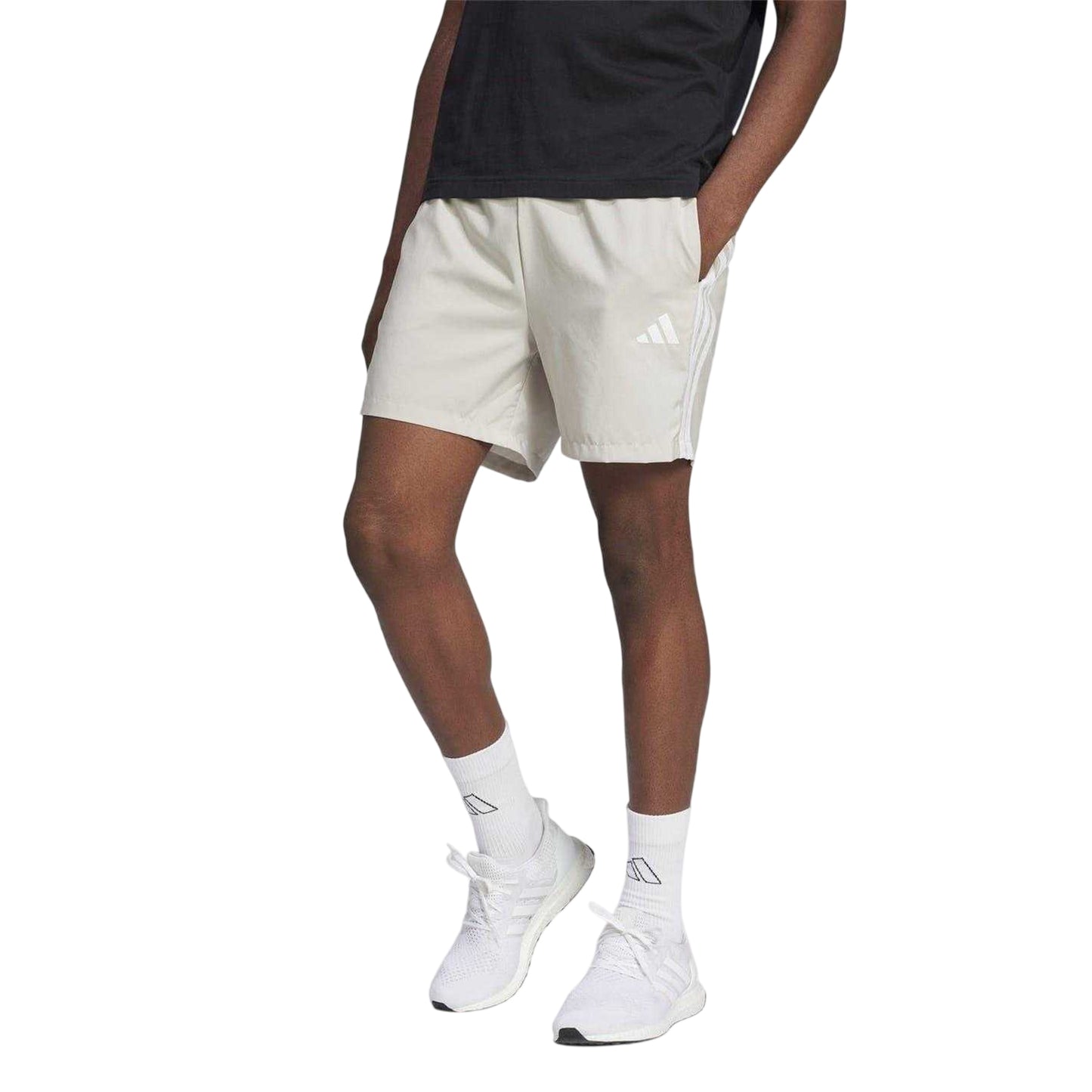 Wonder Alumina - Side - Adidas Mens 3 Stripes Shorts