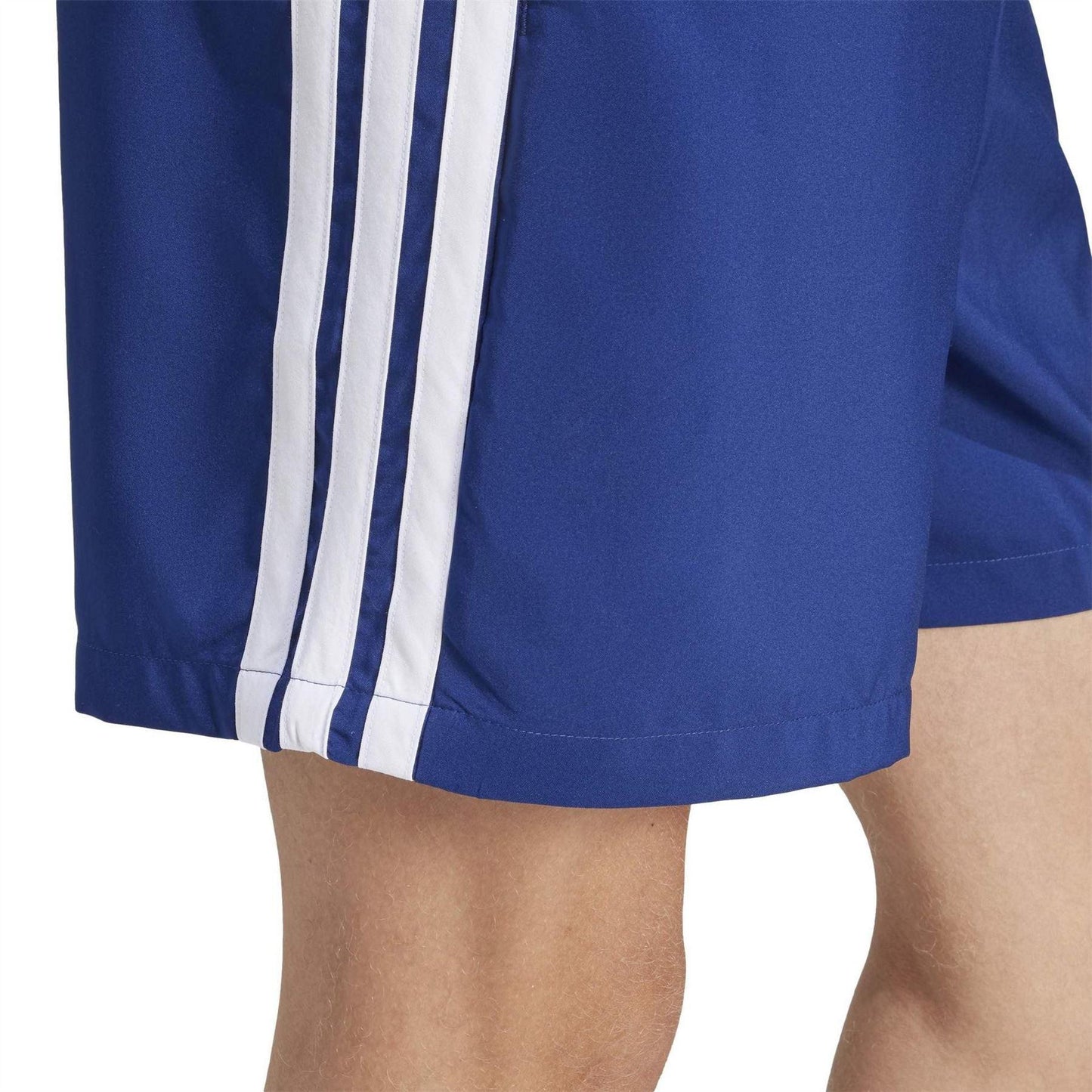 Dark Blue-White - Lifestyle - Adidas Mens 3 Stripes Shorts
