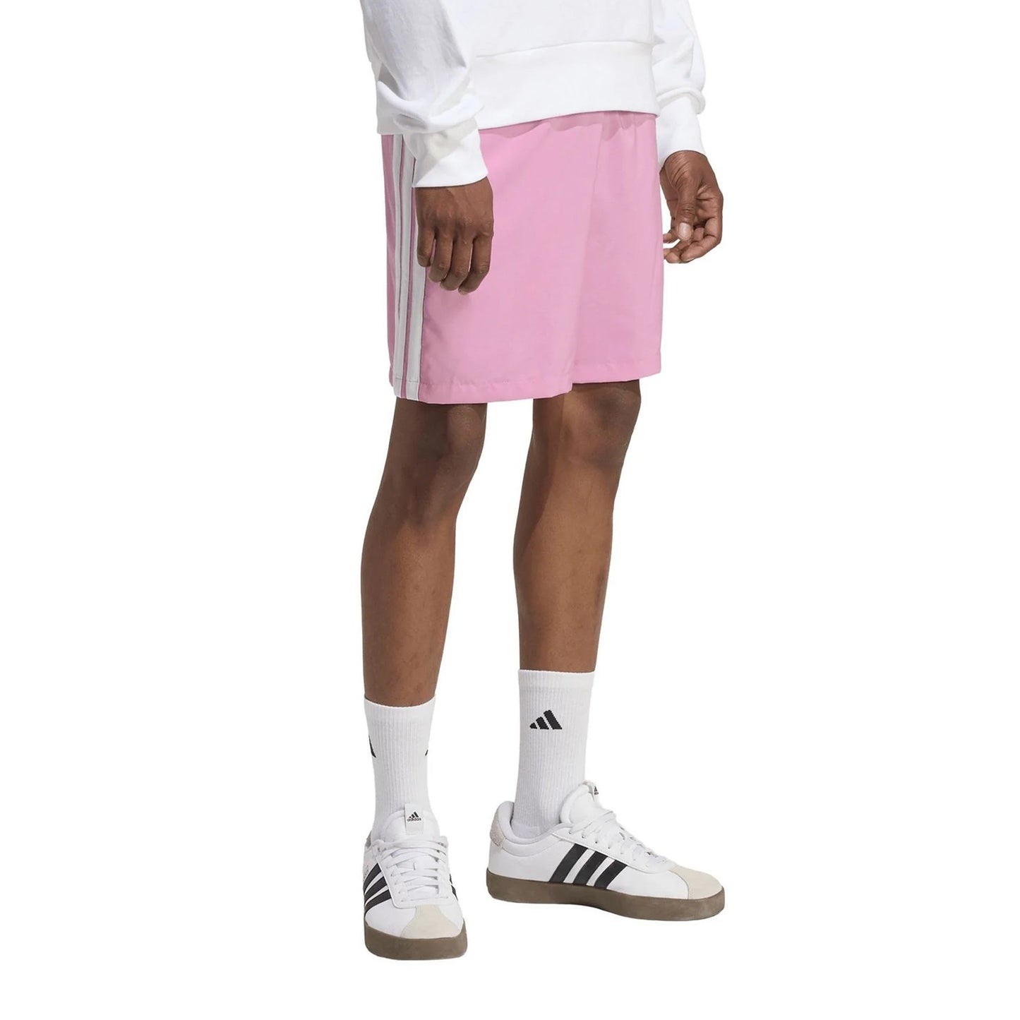 Bloom - Side - Adidas Mens 3 Stripes Shorts