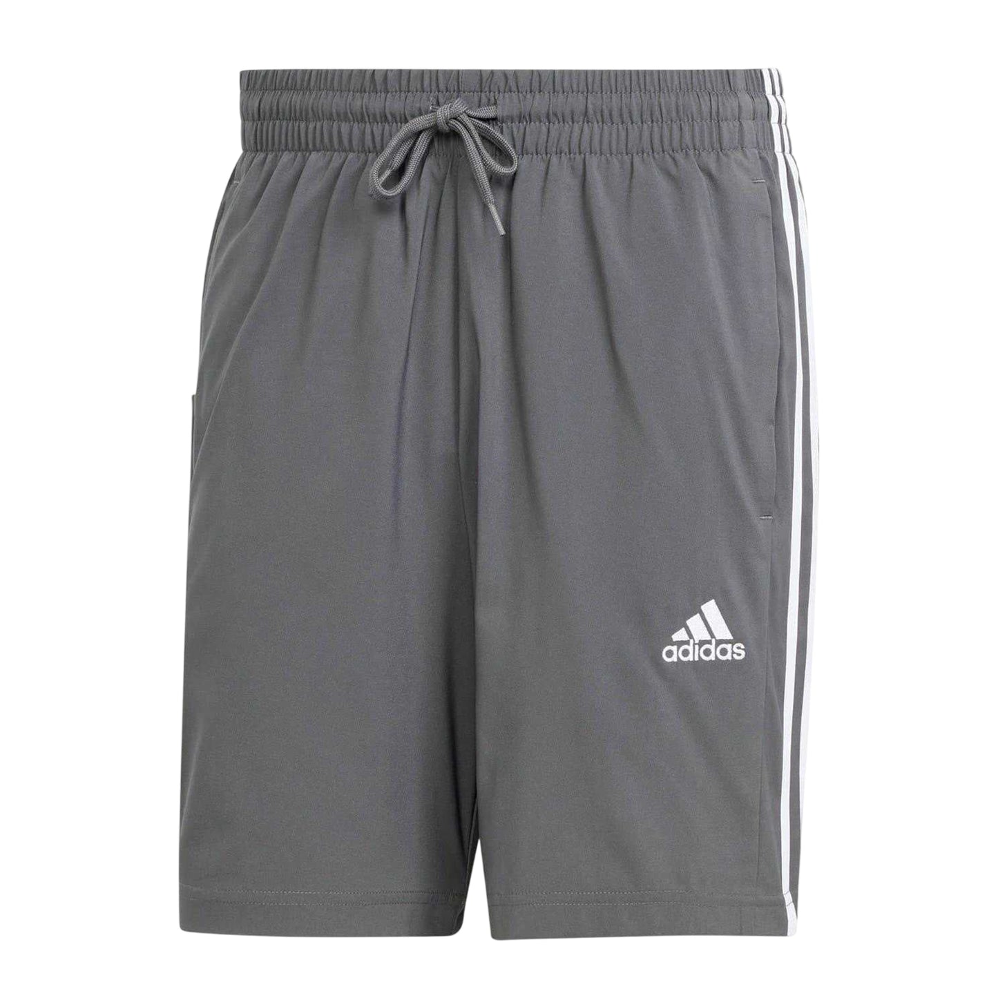 Darkonix-White - Front - Adidas Mens 3 Stripes Shorts