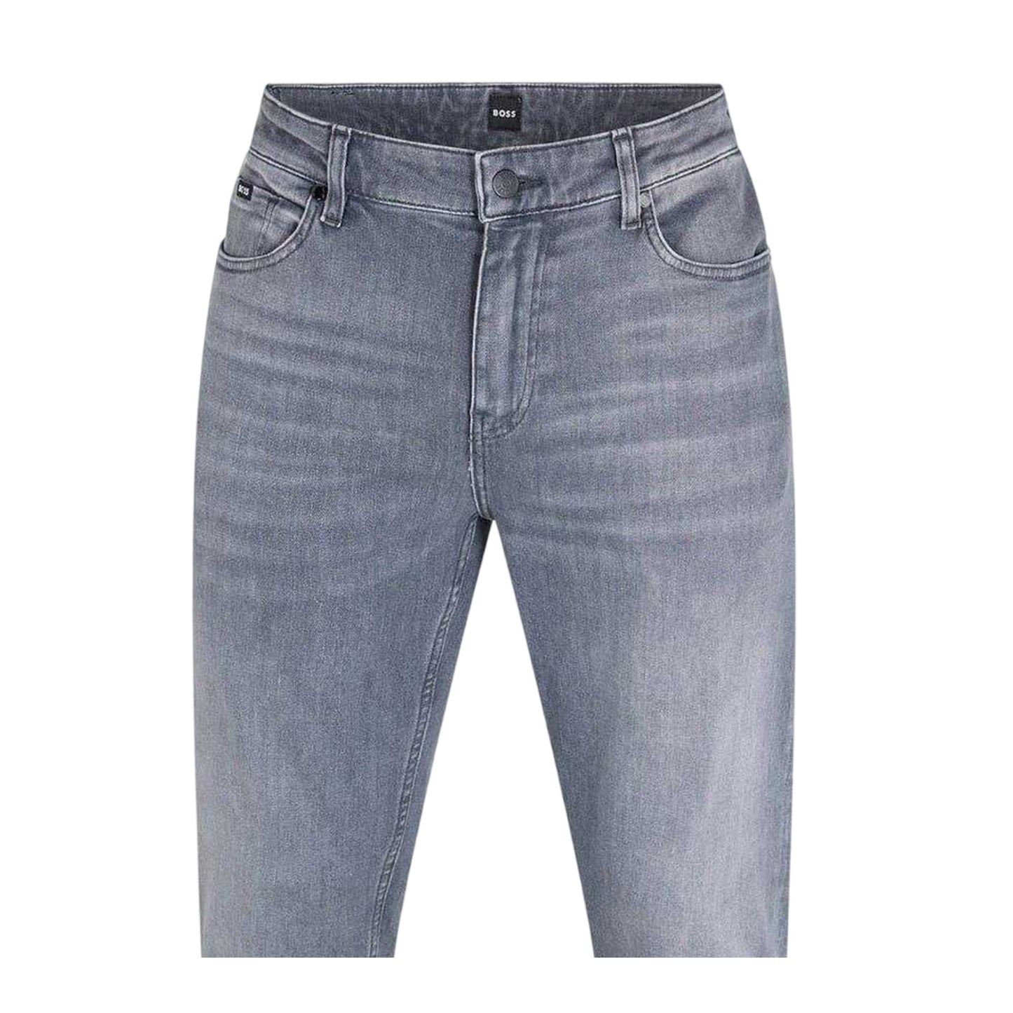 Medium Grey - Back - Boss Mens H-Re.Maine Denim Jeans