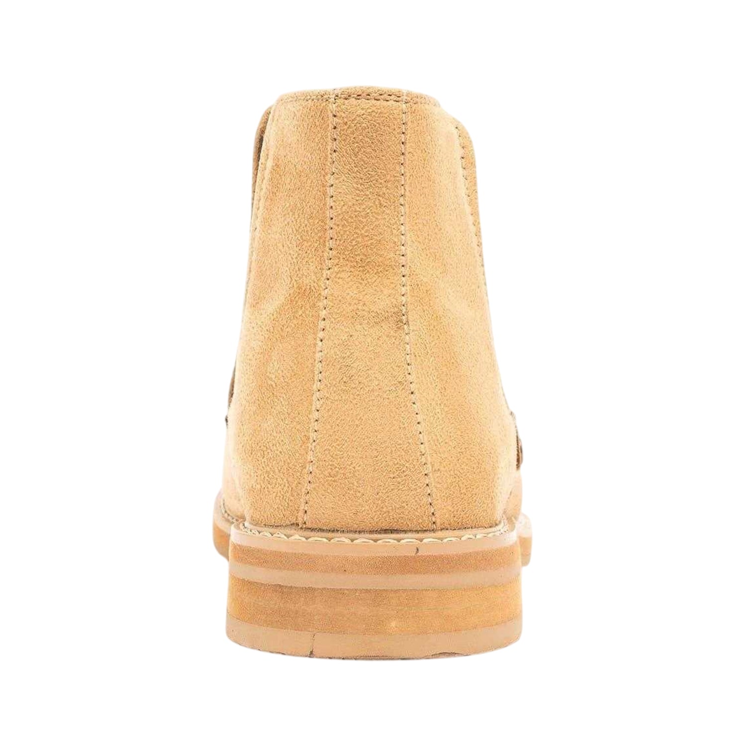 Sand - Back - Nicholas Deakins Mens Niven Suede Chelsea Boots