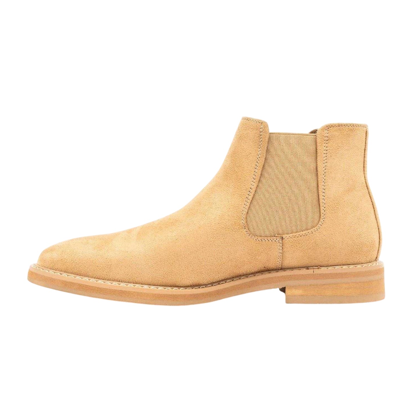 Sand - Side - Nicholas Deakins Mens Niven Suede Chelsea Boots