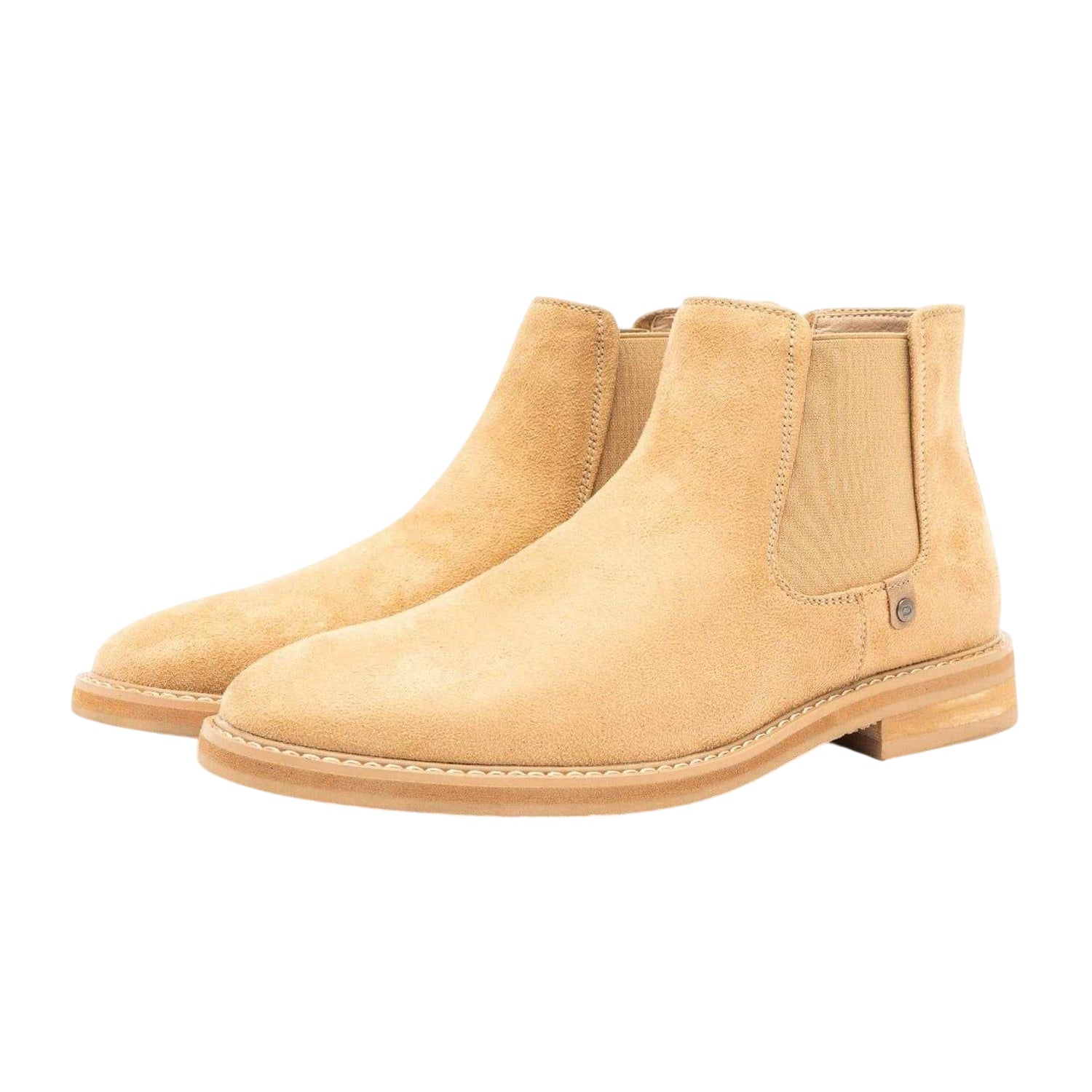 Sand - Lifestyle - Nicholas Deakins Mens Niven Suede Chelsea Boots