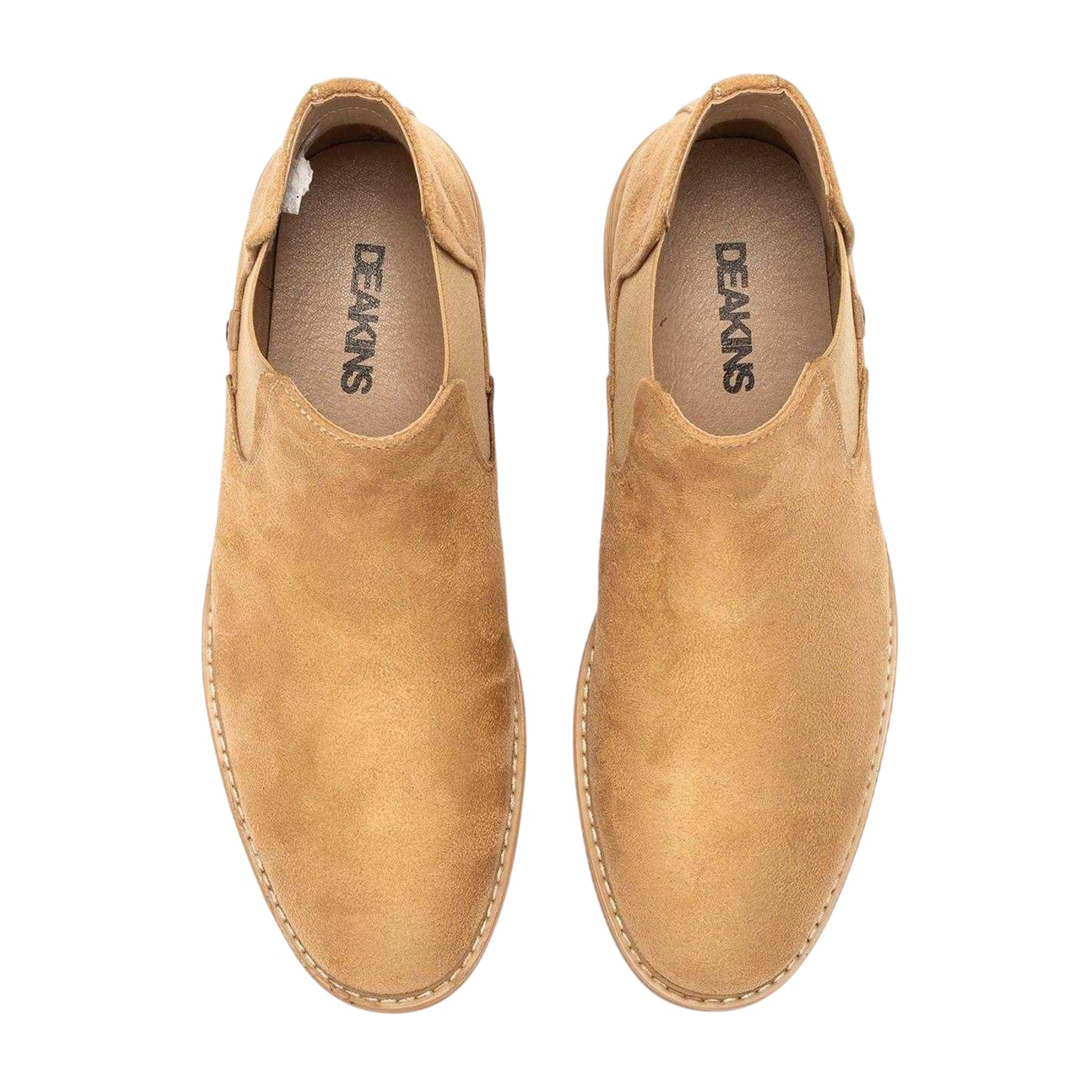 Sand - Pack Shot - Nicholas Deakins Mens Niven Suede Chelsea Boots