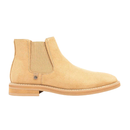 Sand - Front - Nicholas Deakins Mens Niven Suede Chelsea Boots
