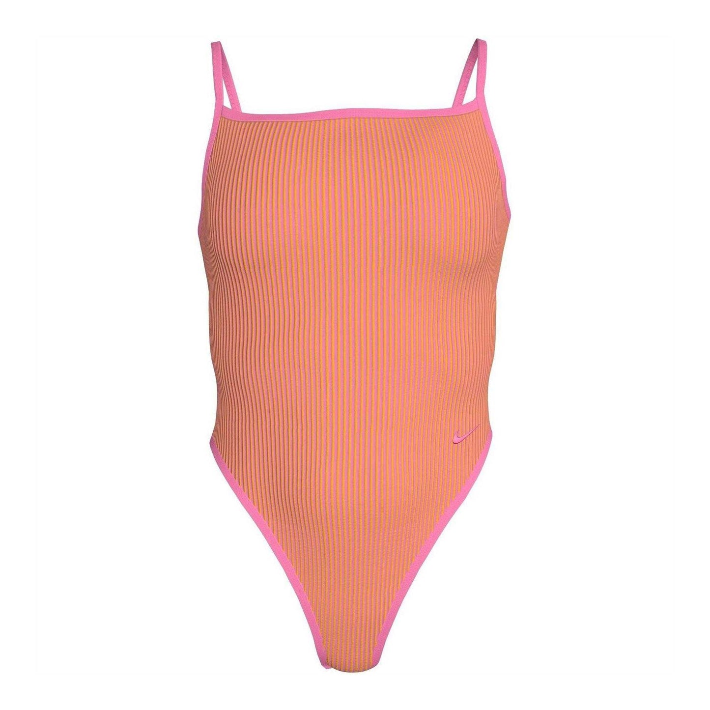 Pink Glow - Front - Nike Womens-Ladies One Piece Swimsuit