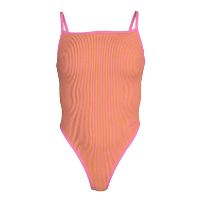 Pink Glow - Front - Nike Womens-Ladies One Piece Swimsuit