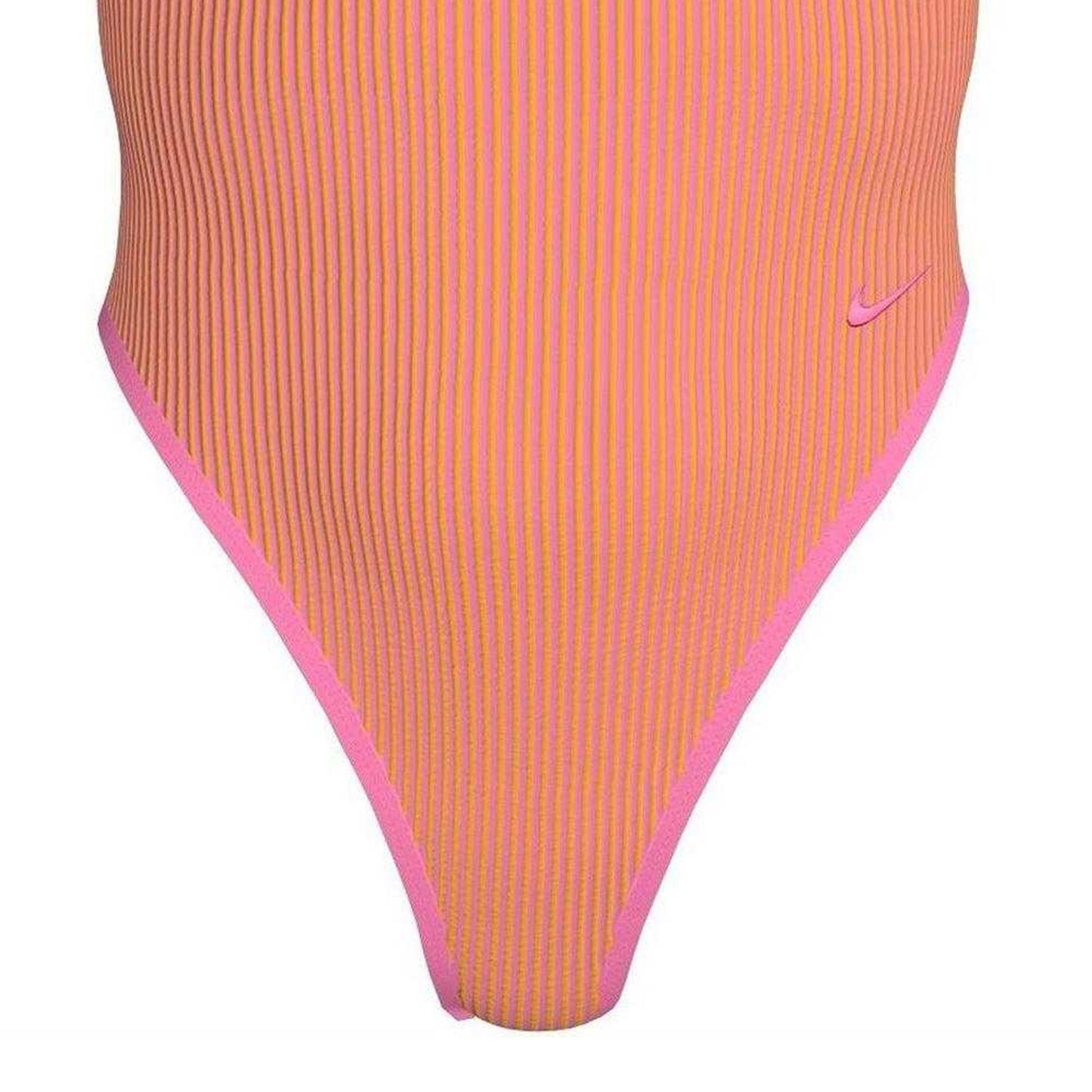 Pink Glow - Side - Nike Womens-Ladies One Piece Swimsuit