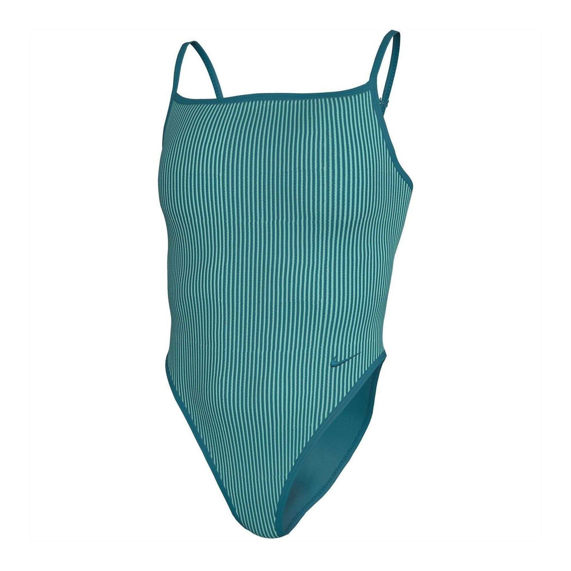 Bleached Turquoise - Front - Nike Womens-Ladies One Piece Swimsuit