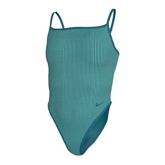 Bleached Turquoise - Front - Nike Womens-Ladies One Piece Swimsuit