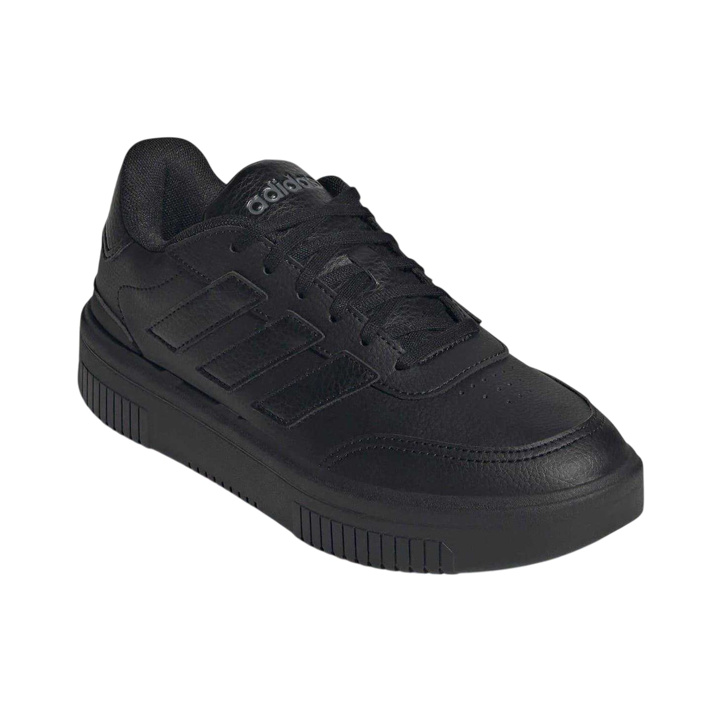 Triple Black - Lifestyle - Adidas Womens-Ladies Courtblock Platform Trainers