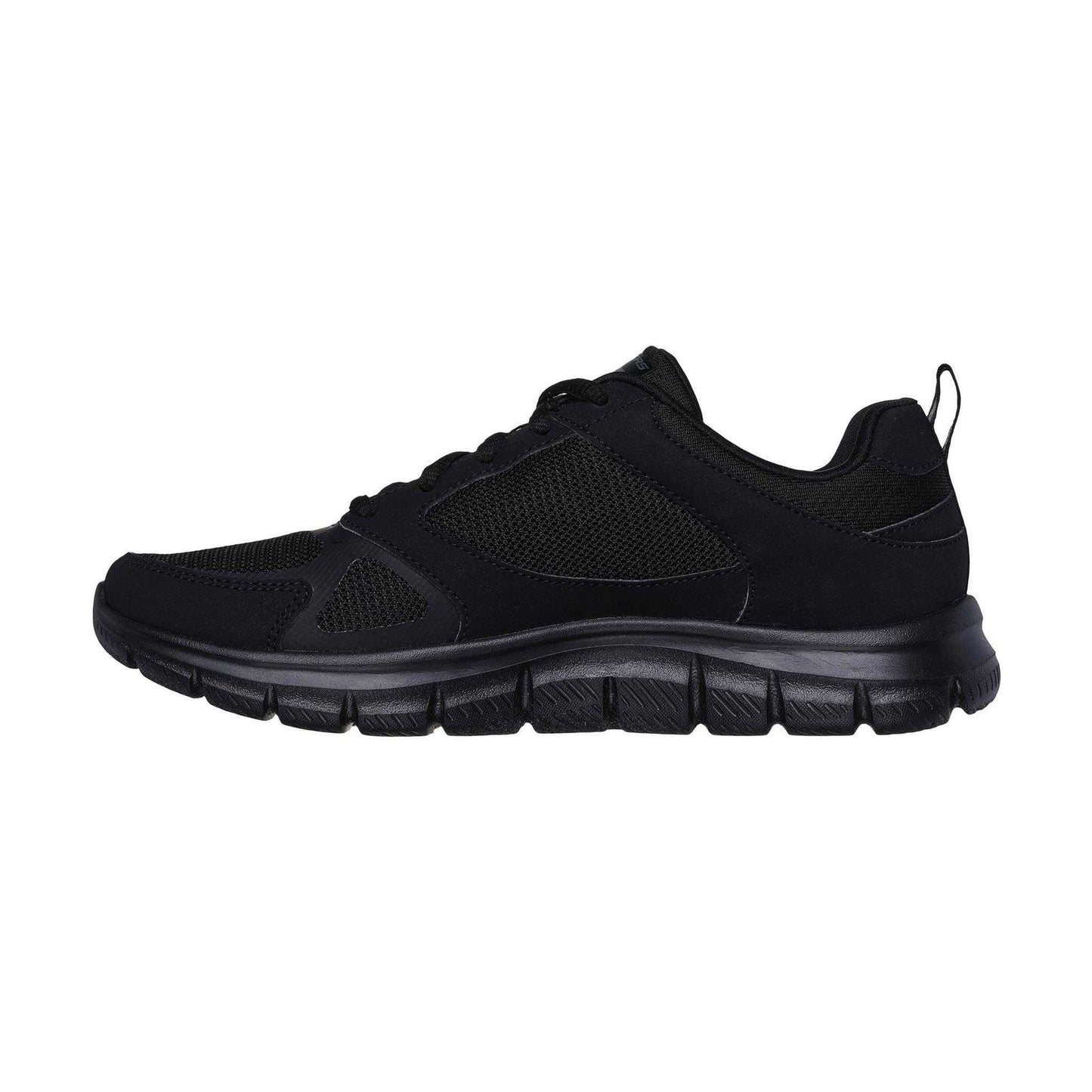 Black - Back - Skechers Womens-Ladies Track Trainers