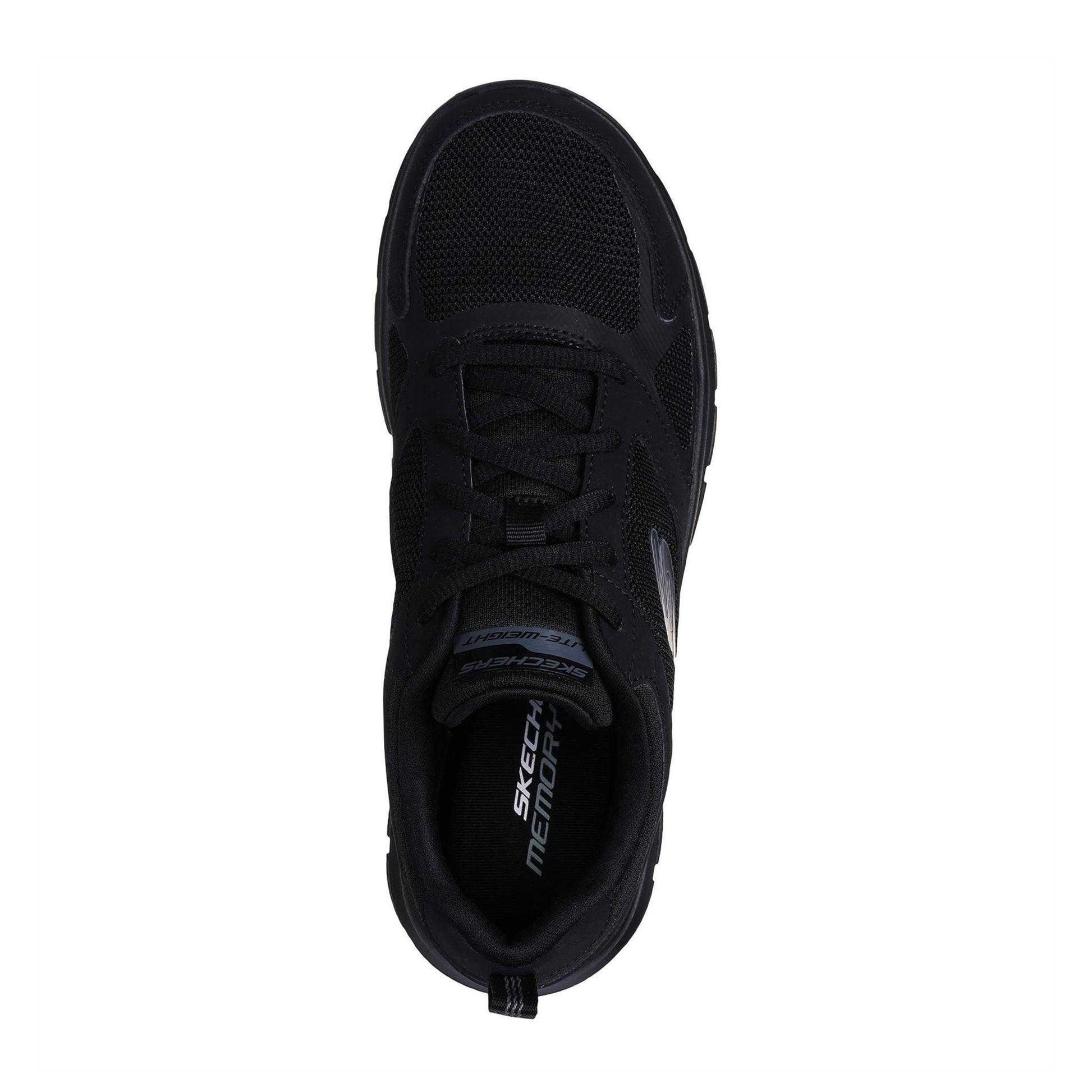 Black - Lifestyle - Skechers Womens-Ladies Track Trainers