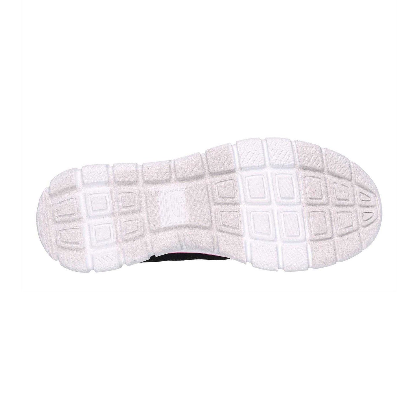 Black-Pink - Pack Shot - Skechers Womens-Ladies Track Trainers