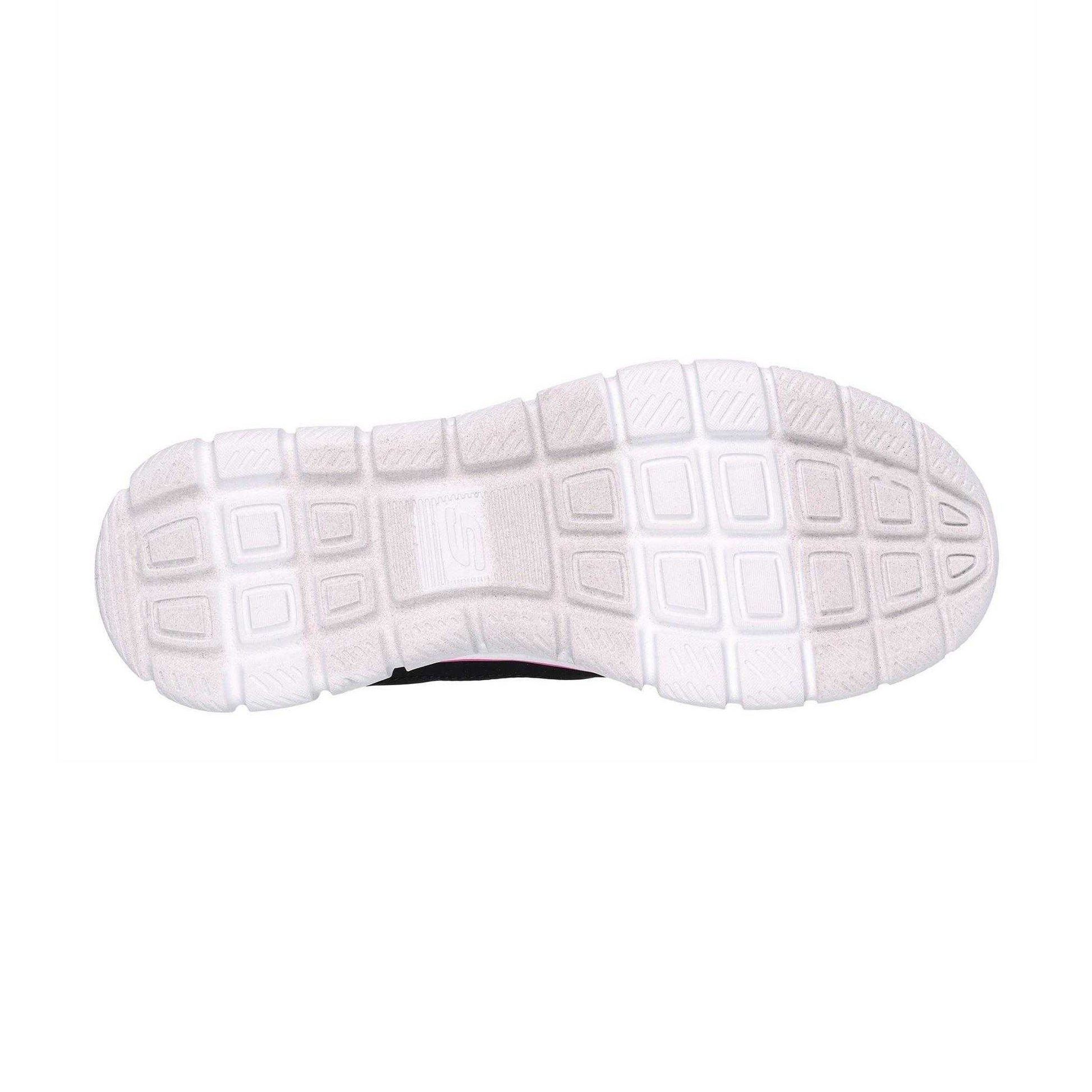 Black-Pink - Pack Shot - Skechers Womens-Ladies Track Trainers