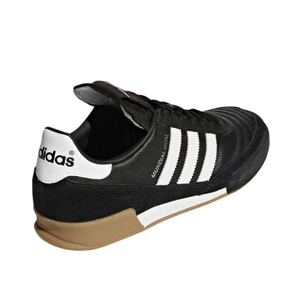 Black - Back - Adidas Mens Mundial Goal Leather Indoor Football Shoes
