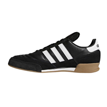 Black - Side - Adidas Mens Mundial Goal Leather Indoor Football Shoes