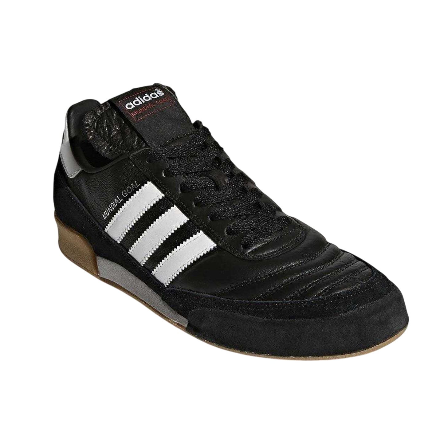 Black - Lifestyle - Adidas Mens Mundial Goal Leather Indoor Football Shoes