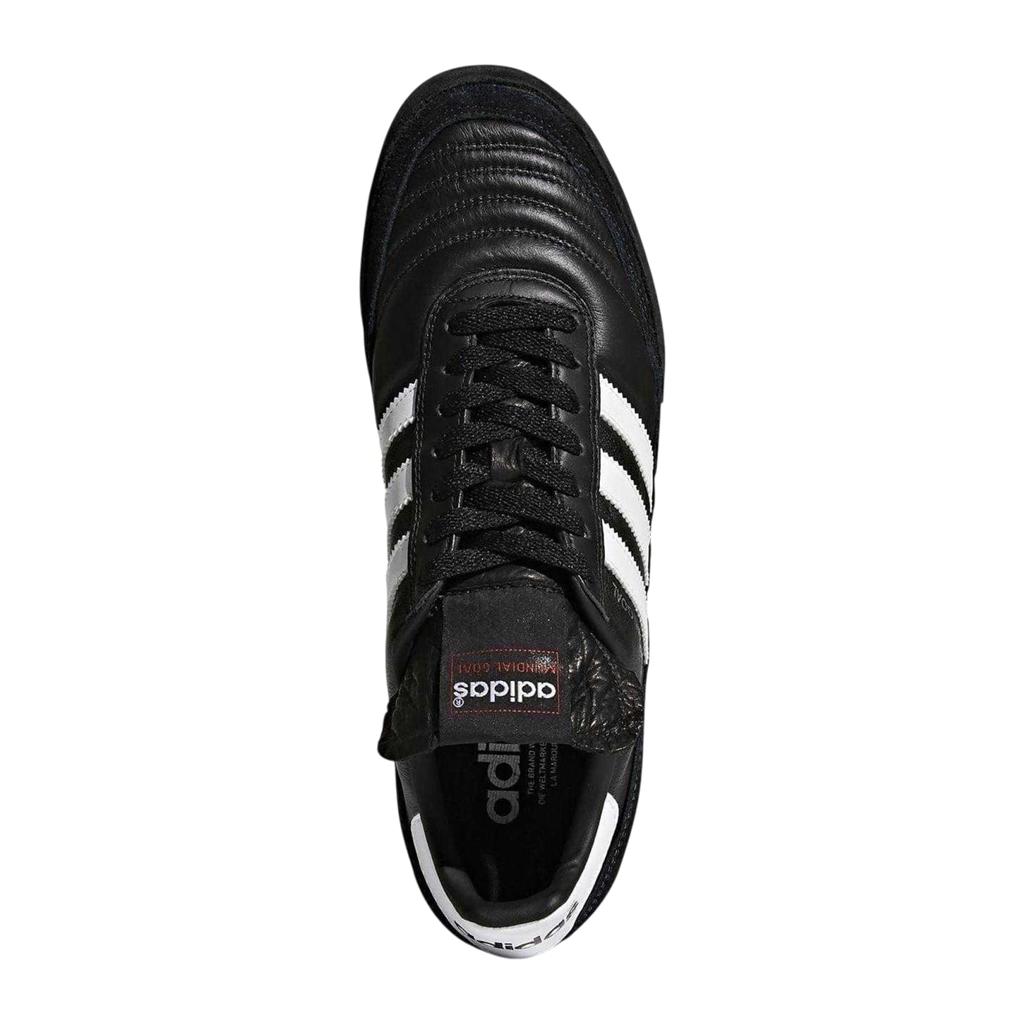 Black - Pack Shot - Adidas Mens Mundial Goal Leather Indoor Football Shoes