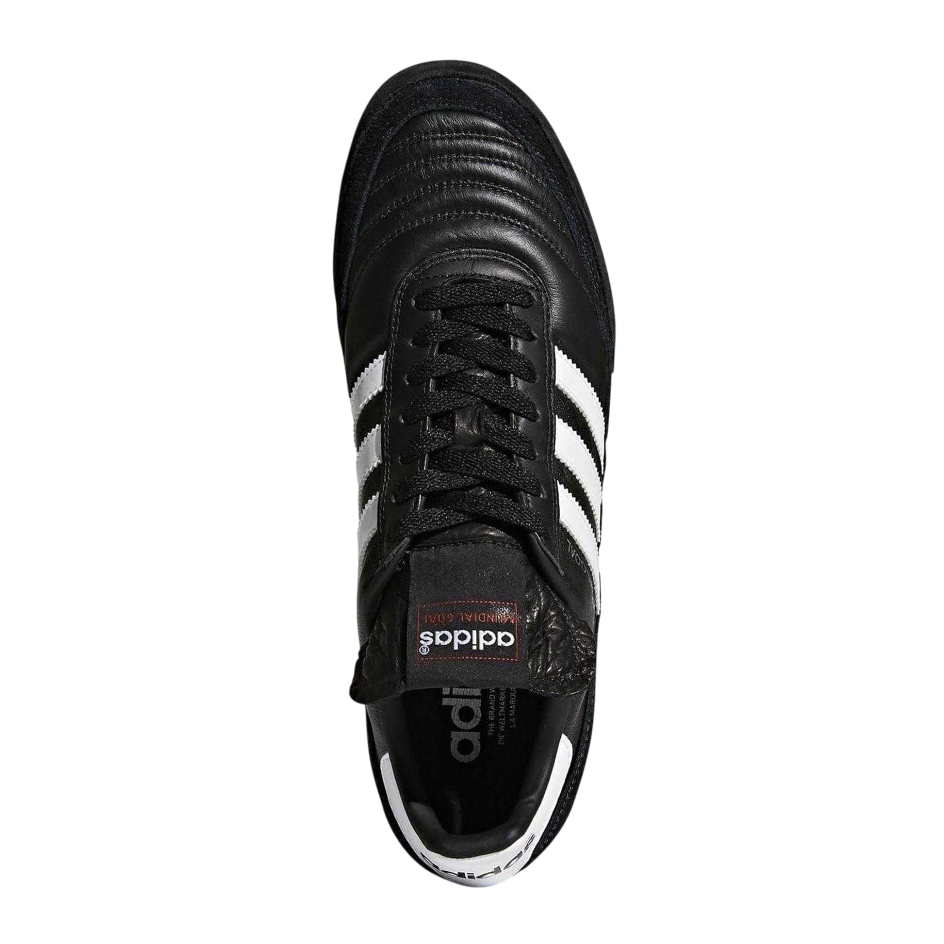Black - Pack Shot - Adidas Mens Mundial Goal Leather Indoor Football Shoes