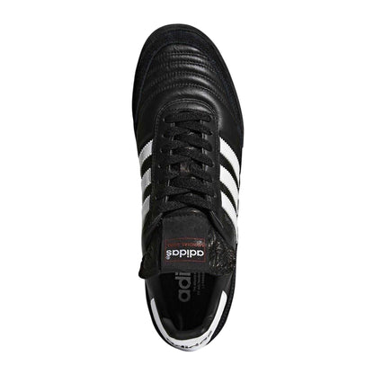 Black - Pack Shot - Adidas Mens Mundial Goal Leather Indoor Football Shoes