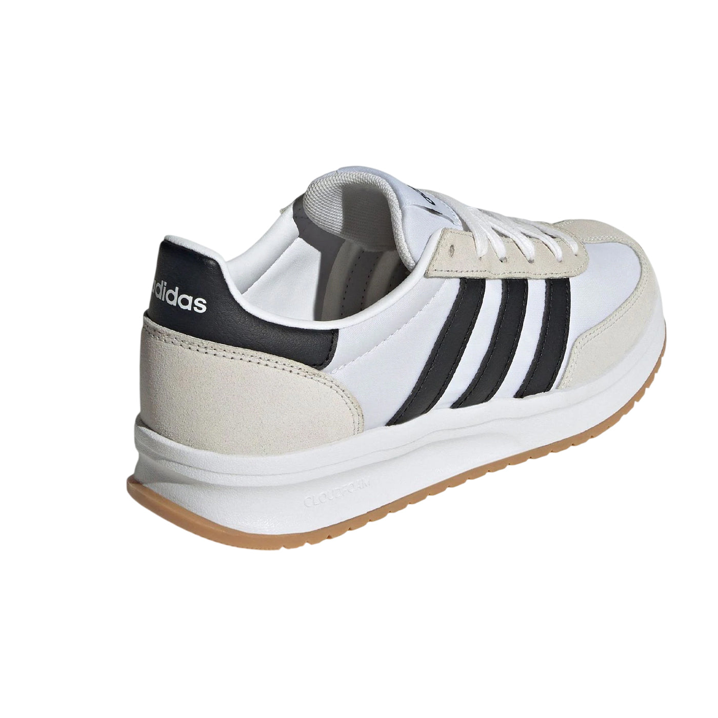 White-Black - Back - Adidas Girls Run 70s 2.0 Trainers