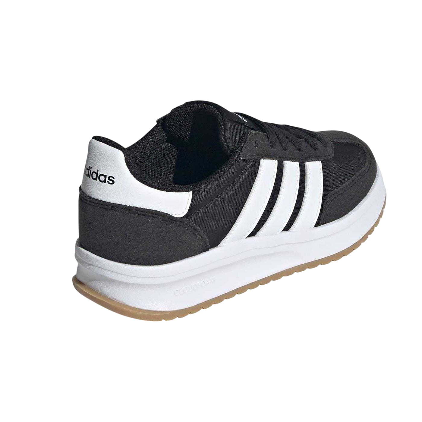Black-White - Back - Adidas Girls Run 70s 2.0 Trainers