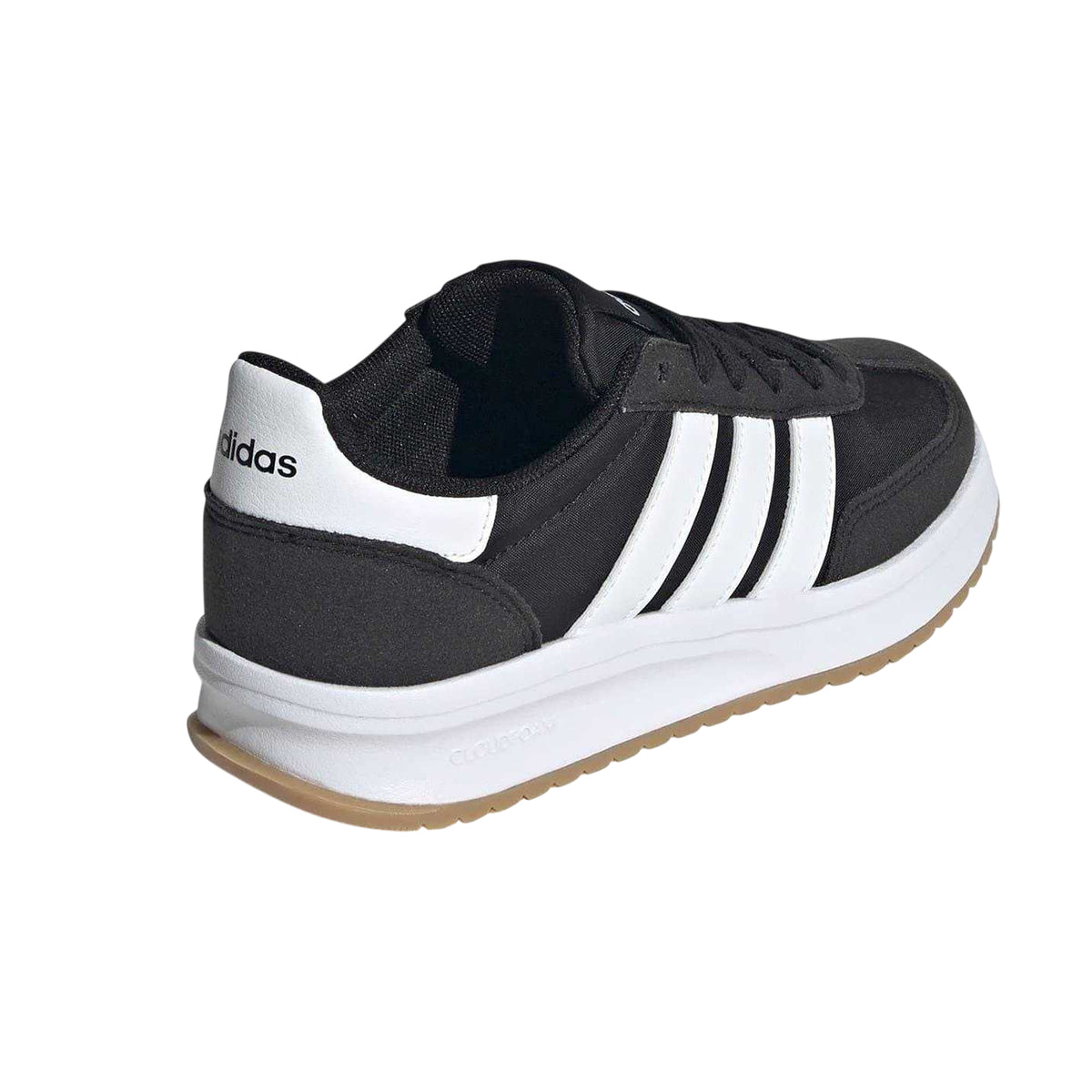 Black-White - Back - Adidas Girls Run 70s 2.0 Trainers