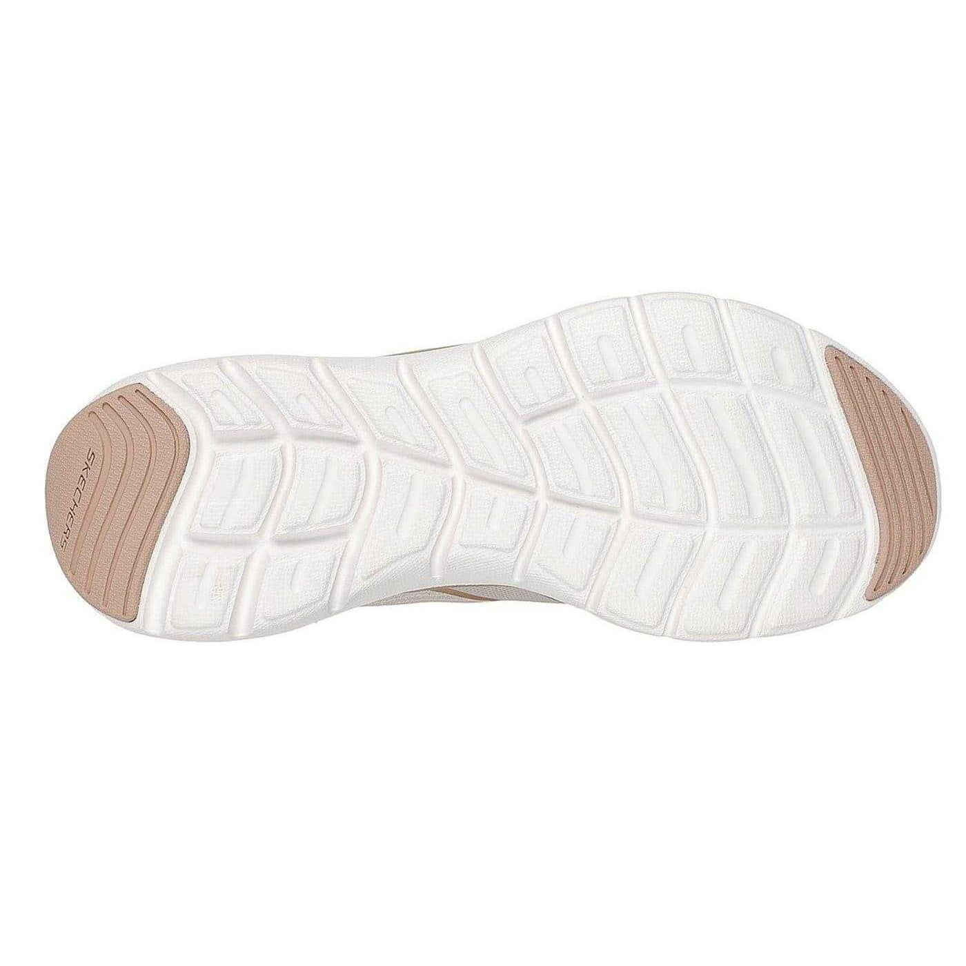 Natural Gold - Back - Skechers Womens-Ladies Flex Appeal 5.0 Flat Trainers
