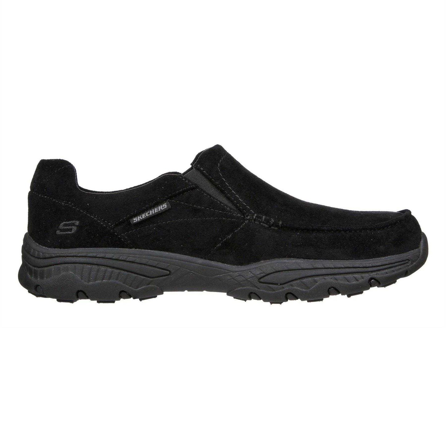Black - Side - Skechers Mens Garvis Relaxed Fit Trainers