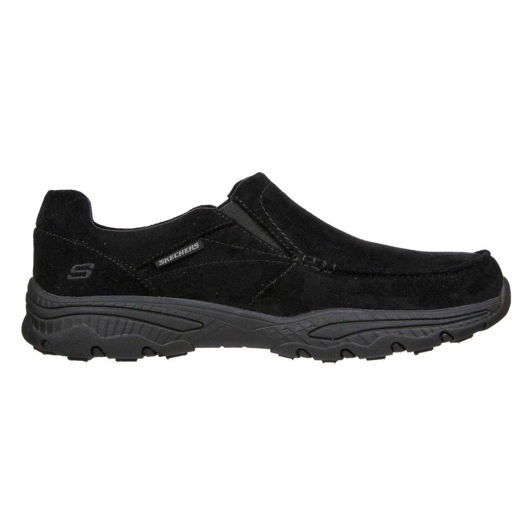 Black - Side - Skechers Mens Garvis Relaxed Fit Trainers