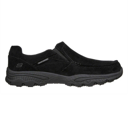 Black - Side - Skechers Mens Garvis Relaxed Fit Trainers