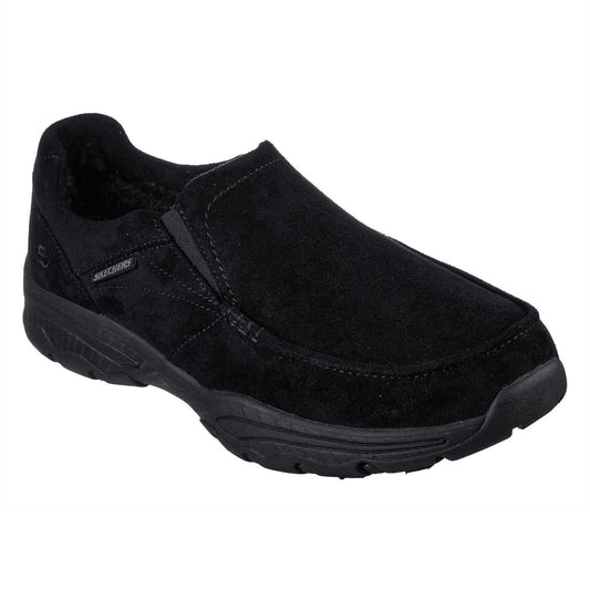 Black - Front - Skechers Mens Garvis Relaxed Fit Trainers